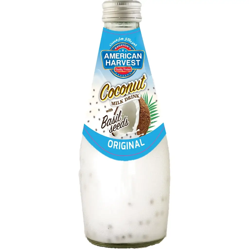 AH Coconut Milk Original With Basil Seed (24x290ml)