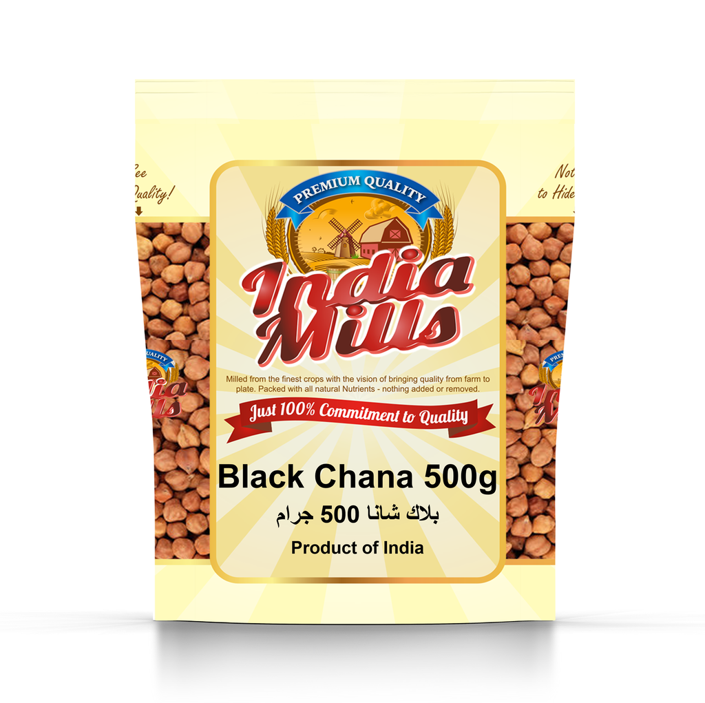 INDIA MILLS BLACK CHANA (20X500GM)