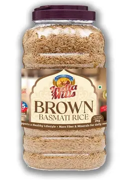INDIA MILLS BROWN BASMATI RICE (12x2Kg)
