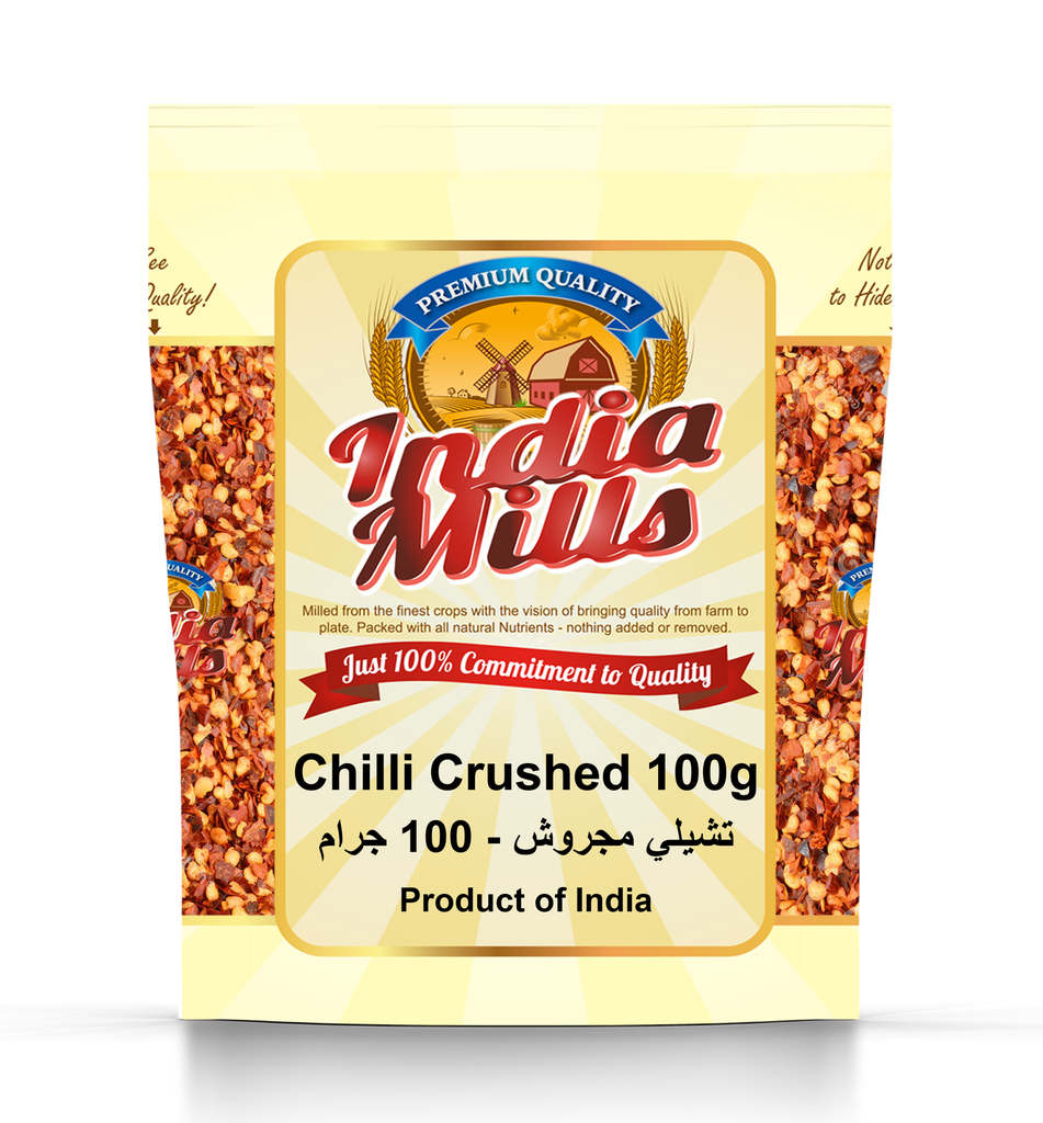 INDIA MILLS CHILI CRUSHED (24x100G)