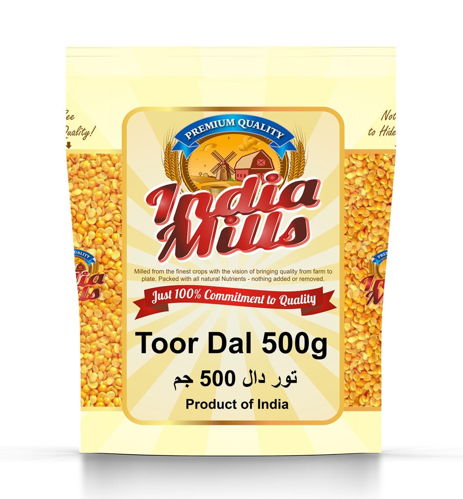 INDIA MILLS TOOR DAL (20X500GM)