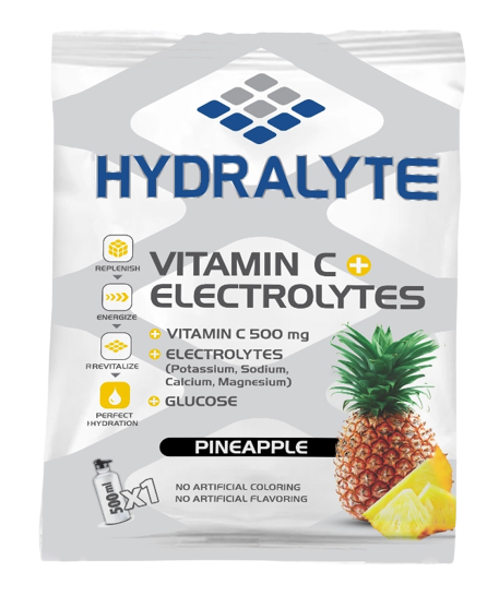 Hydralyte Electrolyte Powder Pineapple (200x20g)