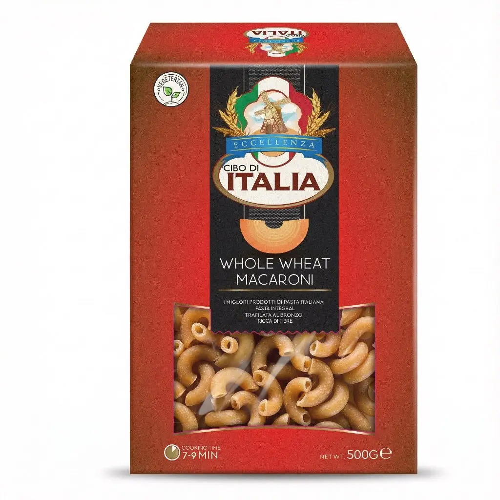 Cibo Di Italia Pasta Macaroni - Whole Wheat (16x500g)