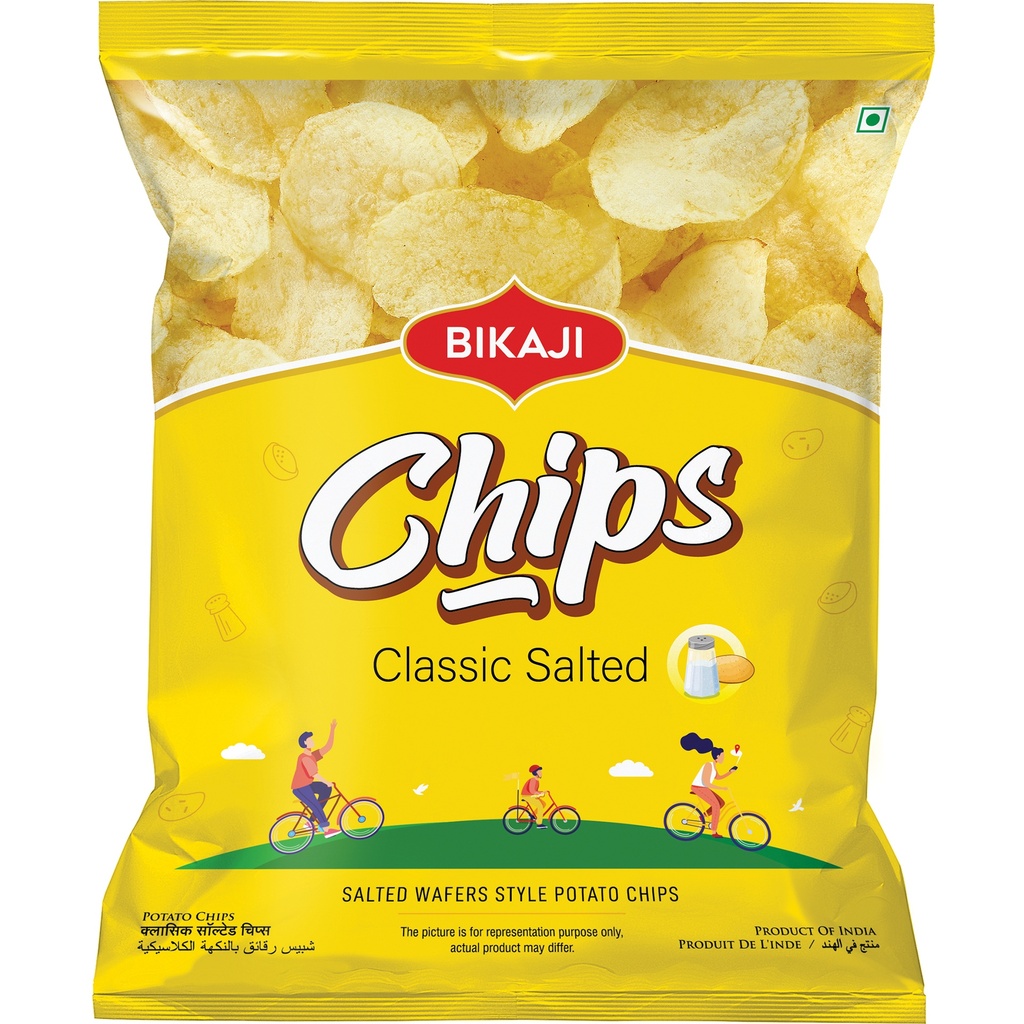 Bikaji Potato Chips Classic Salted (12x80G)