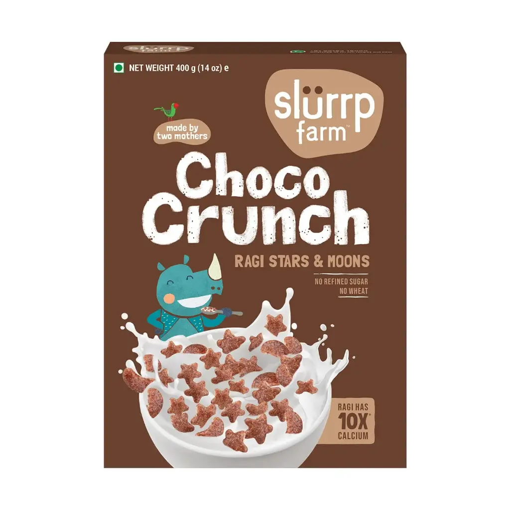 Slurrp Farms Choco Crunch - Ragi Stars and Moons (16x400 gms)