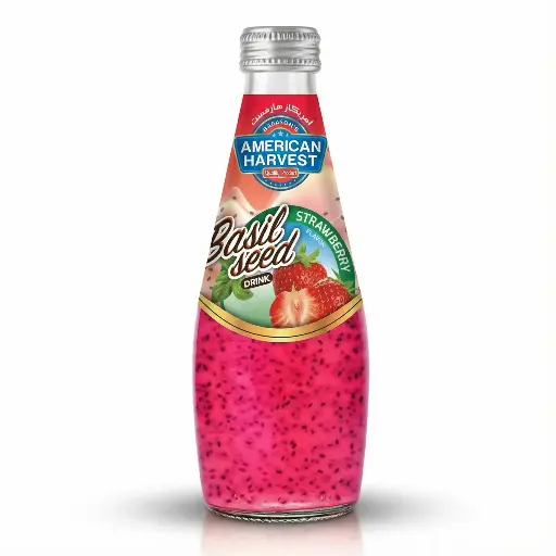 [AH-23] AH Basil Seed Drink Strawberry (24x290ml)