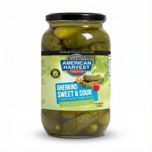 [AH-165] AH Whole Gherkins Sweet n Sour(12x710g)
