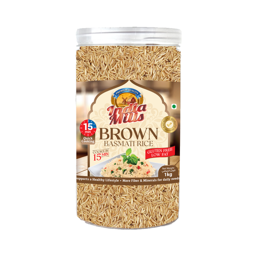 [IM-081] INDIA MILLS BROWN BASMATI RICE (12x1kg)