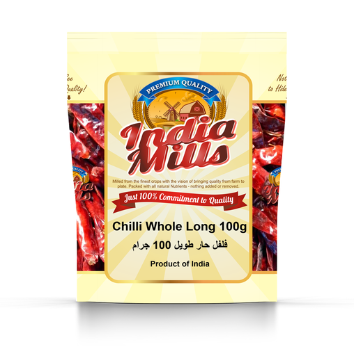 [IM-014] INDIA MILLS CHILLI WHOLE LONG (24X100GM)