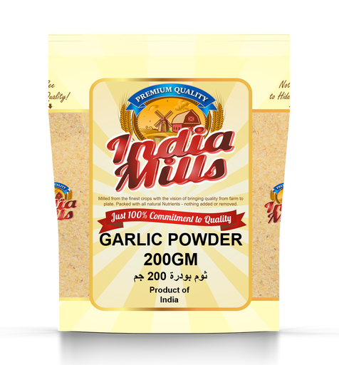 [IM-024] INDIA MILLS GARLIC POWDER (24X200GM)